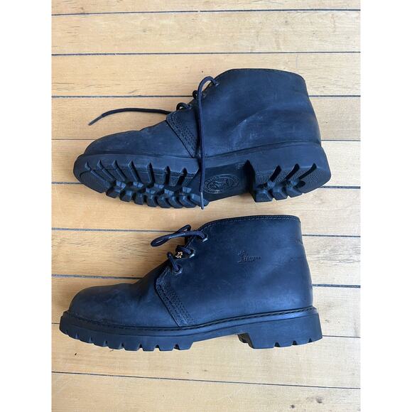 Havana Joe Black Leather Classic Chukka Ankle Boots Women's Size 39 Natural Life - Picture 5 of 6